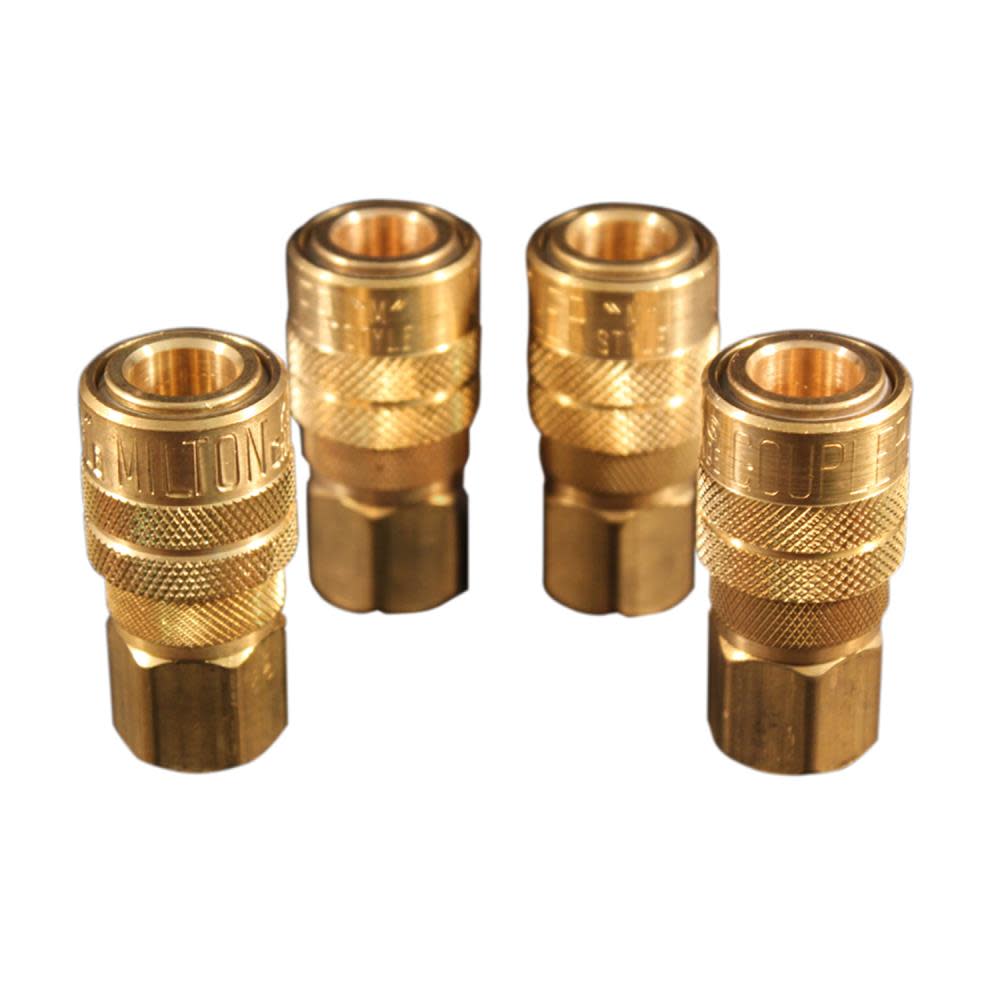 Milton (S-715-4) 1/4″ FNPT M-Style Coupler - Flockneti