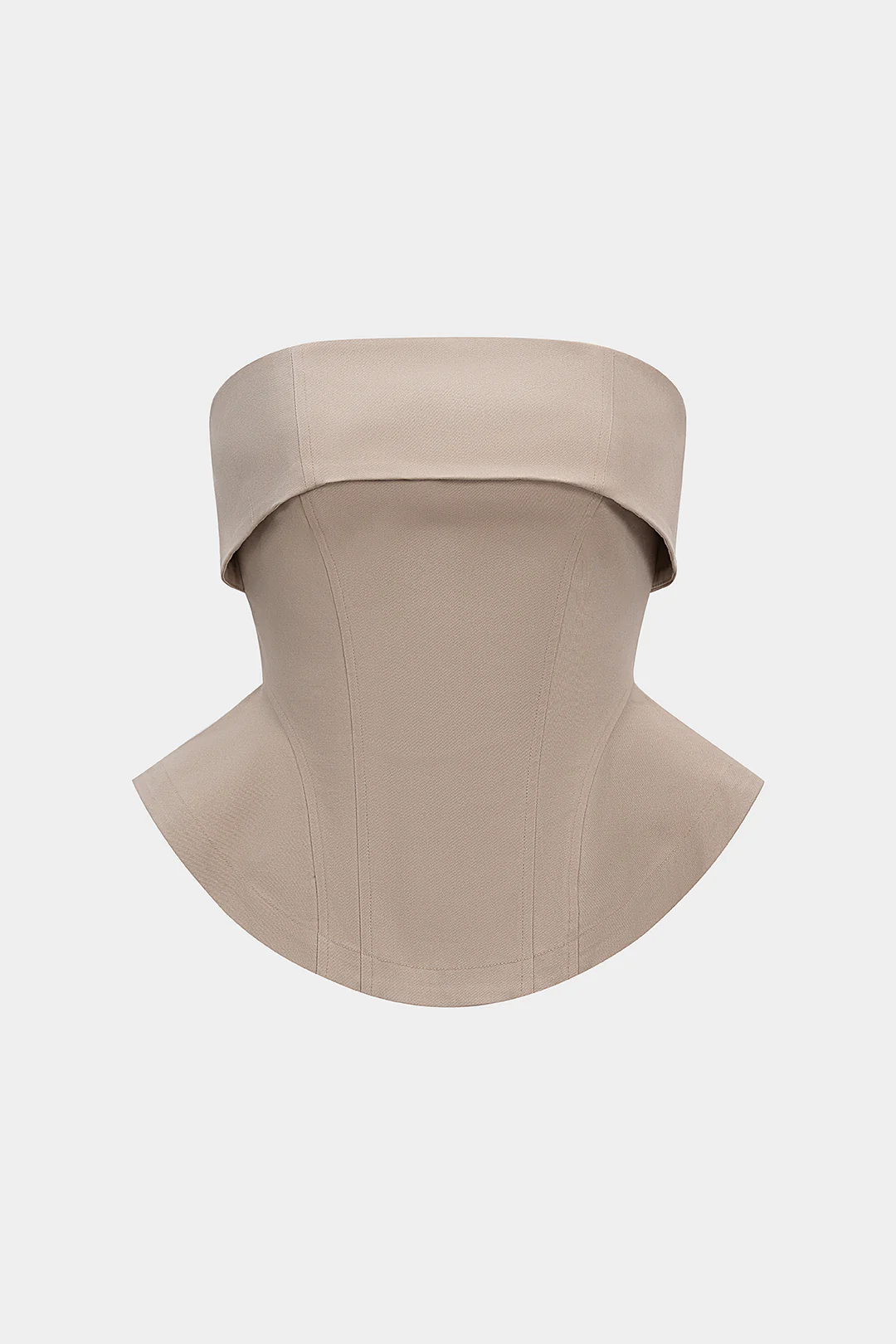 Zipper Waist-Cinching Strapless Tube Top - Flockneti