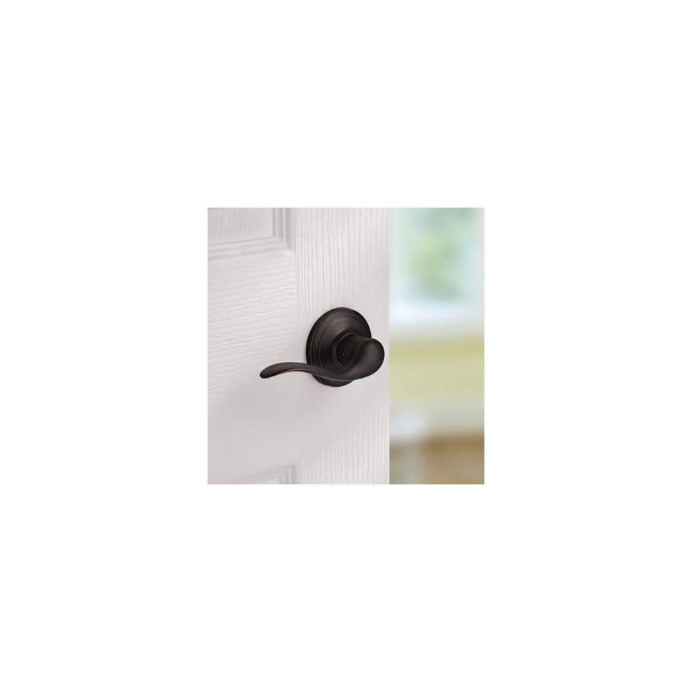 Kwikset Venetian Bronze Tustin Surface Mount Left Half Dummy Door Lever - Flockneti