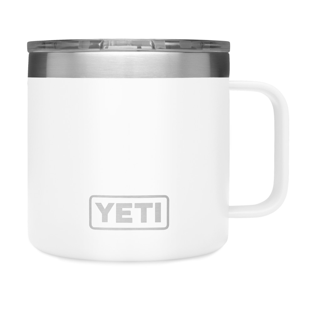 Yeti Rambler Mug with MagSlider Lid 14oz White - Flockneti