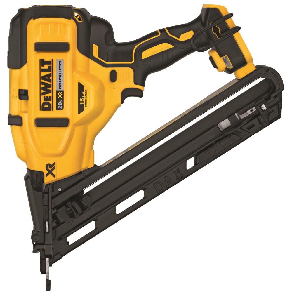 DEWALT 20V MAX* XR 15 GA Angled Finish Nailer – Tool Only - Flockneti