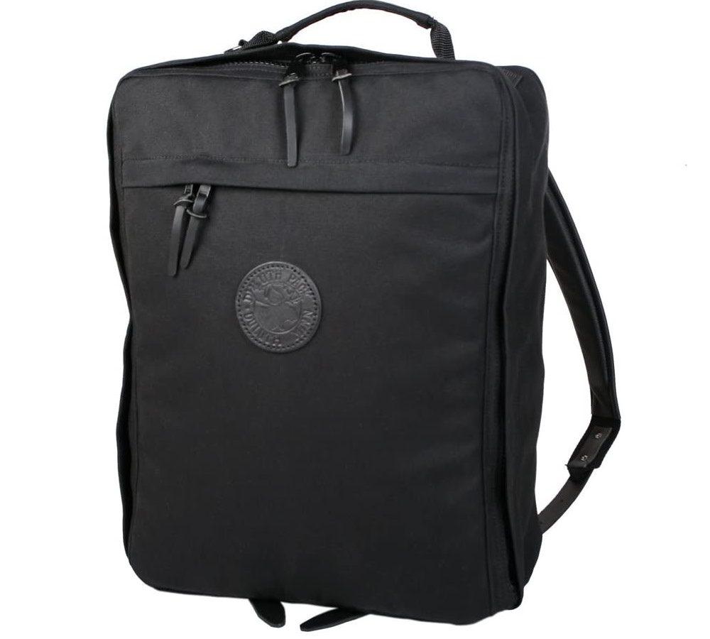Duluth Pack 39 Liter Capacity Black Duffel Pack Jet-Setter - Flockneti