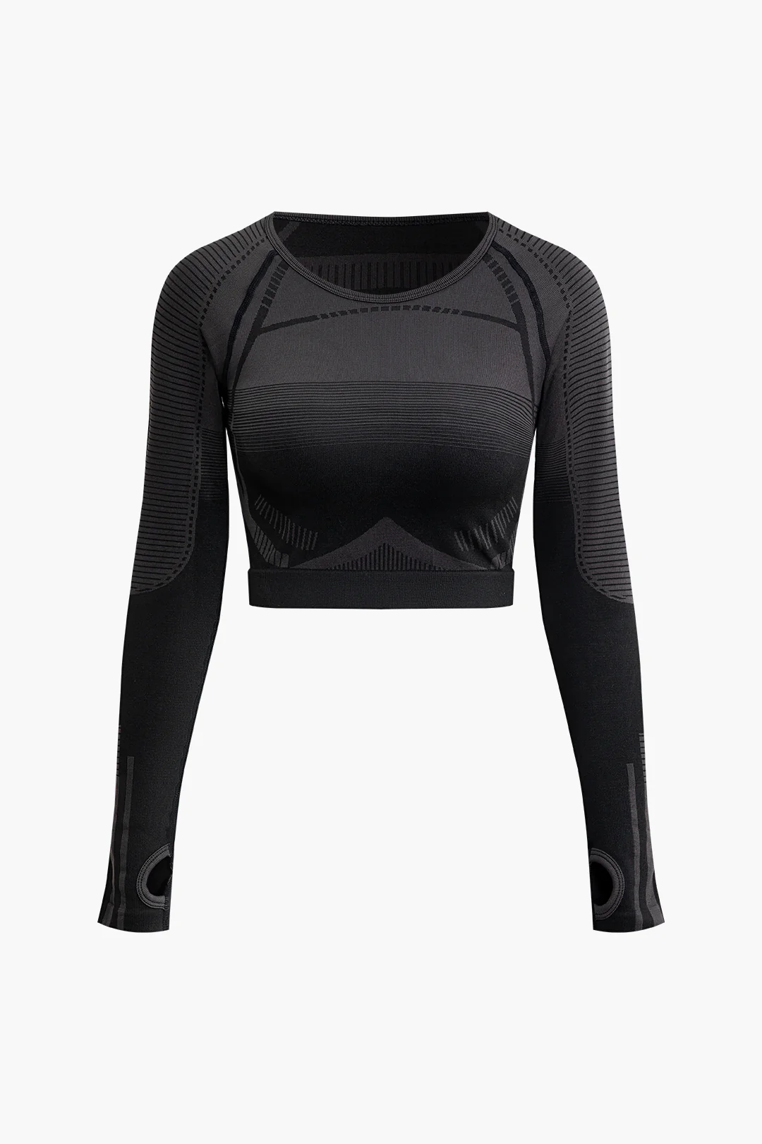 Cut Out Sports Long-Sleeve Top - Flockneti