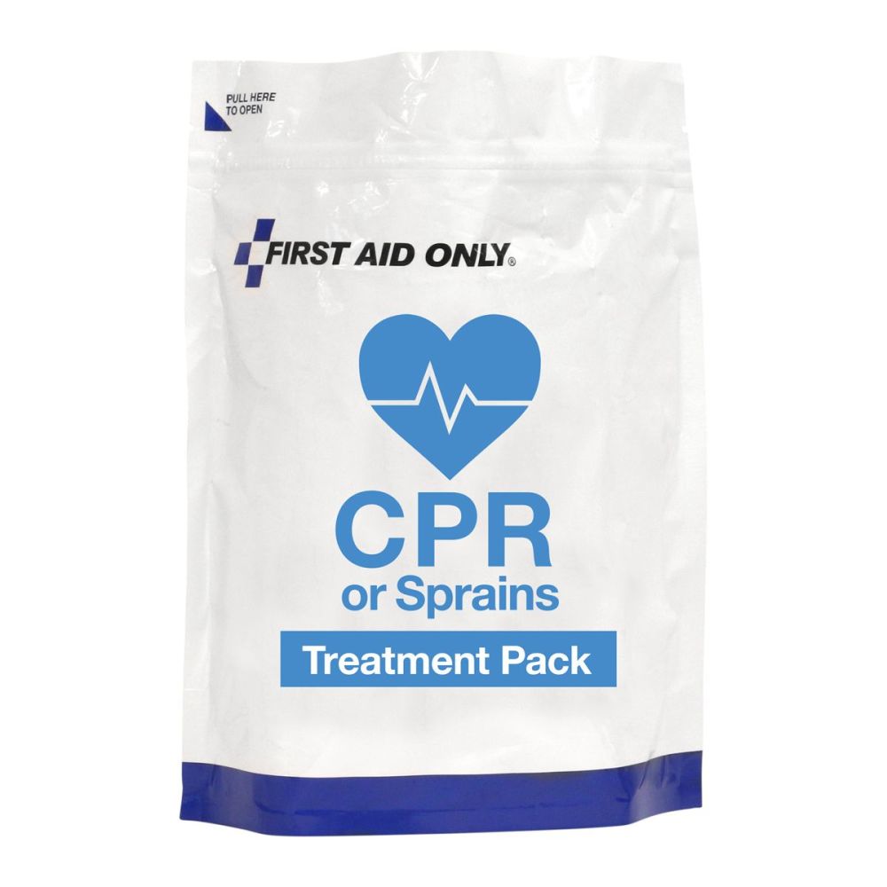 First Aid Only CPR & Sprains Treatment Pack Kit - Flockneti