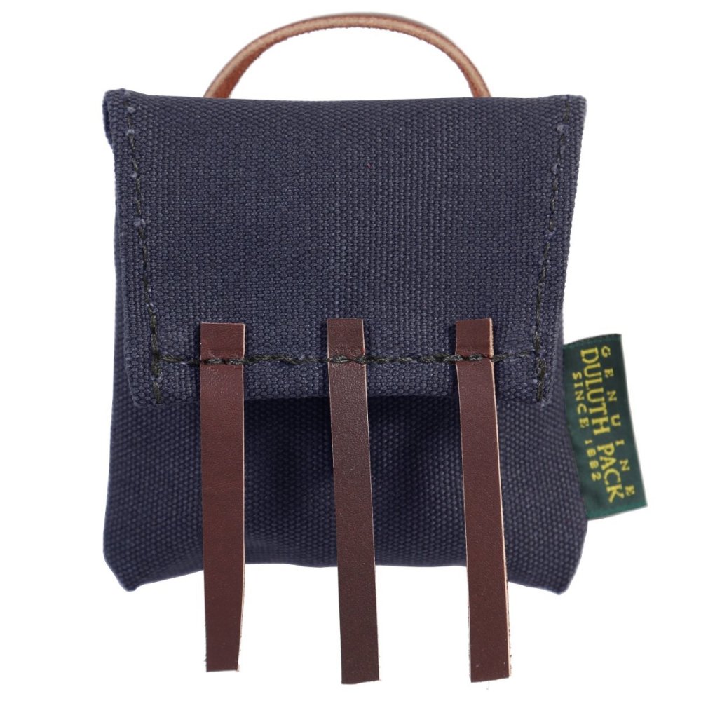 Duluth Pack Navy Canvas Mini Ornament Pack - Flockneti