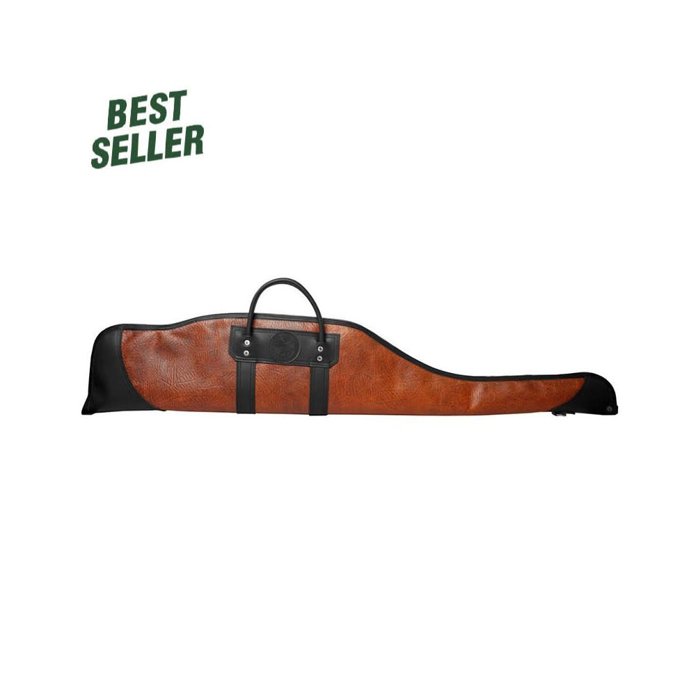 Duluth Pack 43 In. L Black Trim Bison Leather Rifle Case - Flockneti