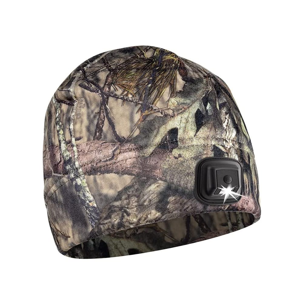 Panther Vision POWERCAP HCL Beanie Mossy Oak Country DNA LED Rechargeable - Flockneti