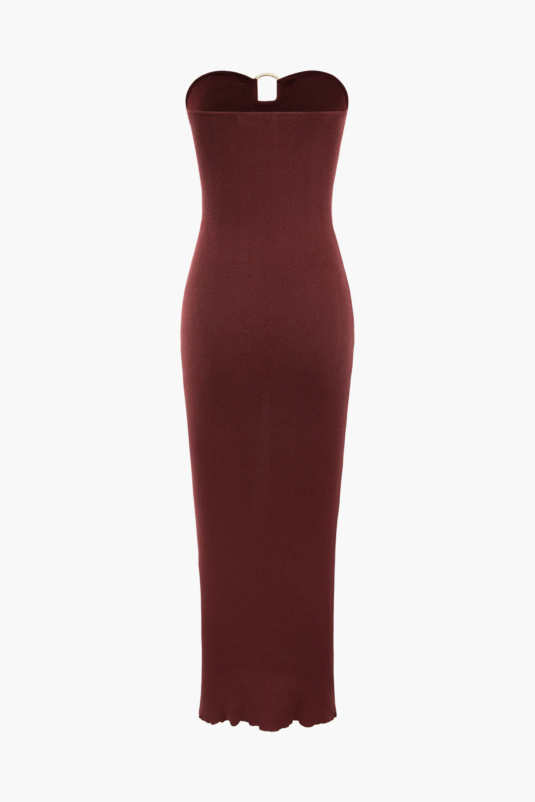 Metallic Decor Backless Sleeveless Maxi Dress - Flockneti