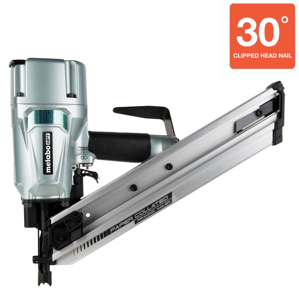 Metabo HPT 3-1/4″ Clipped Head Paper Collated Framing Nailer - Flockneti