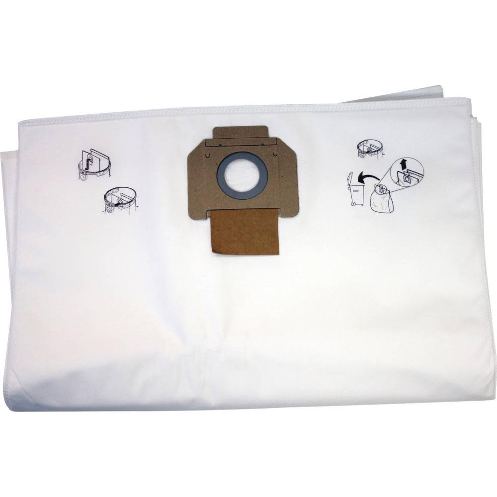 Makita Fleece nano Filter Bag 5/pk VC4710 - Flockneti