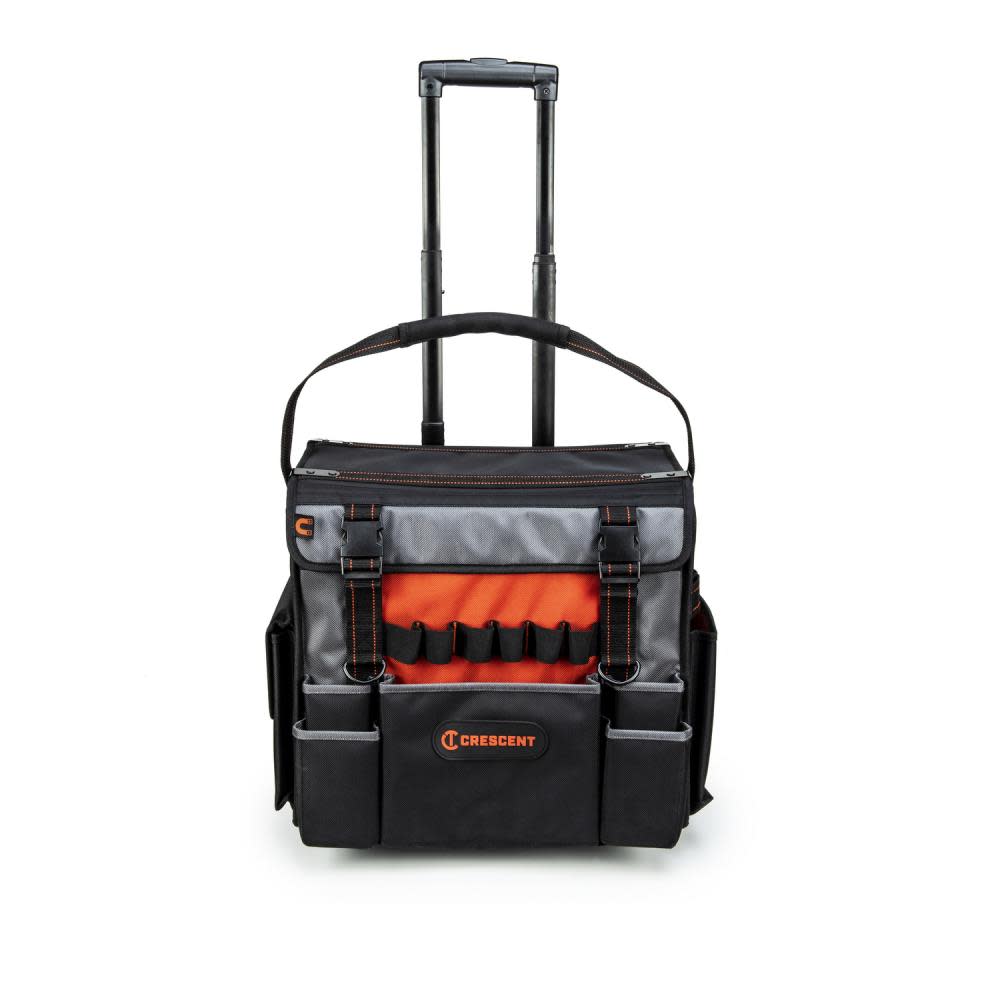 Crescent 18″ Tradesman Rolling Tool Bag - Flockneti