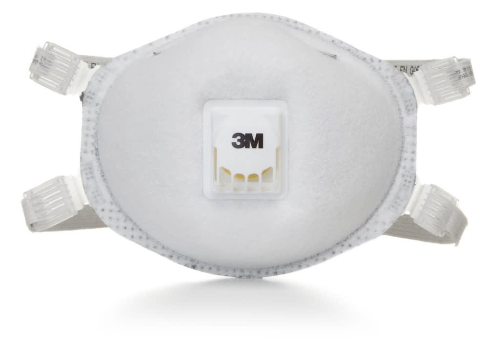 3M Particulate Respirator 8214 N95 with Faceseal and Nuisance Level Organic Vapor Relief - Flockneti