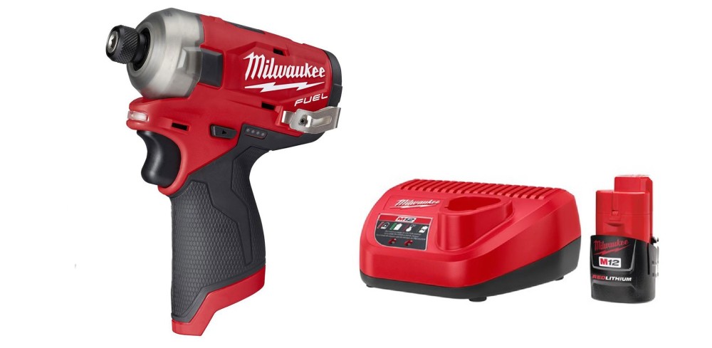 Milwaukee M12 FUEL SURGE 1/4″ Hex Hydraulic Driver with REDLITHIUM Kit - Flockneti