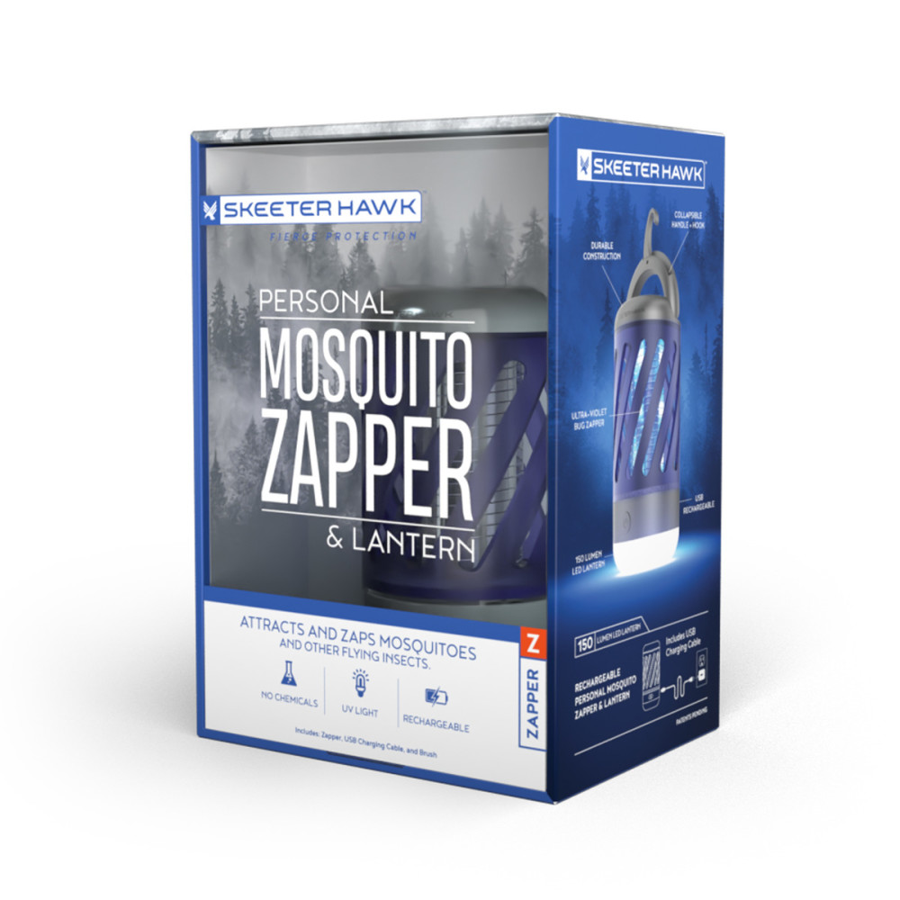 Skeeter Hawk Personal Mosquito Zapper with Lantern Rechargeable - Flockneti