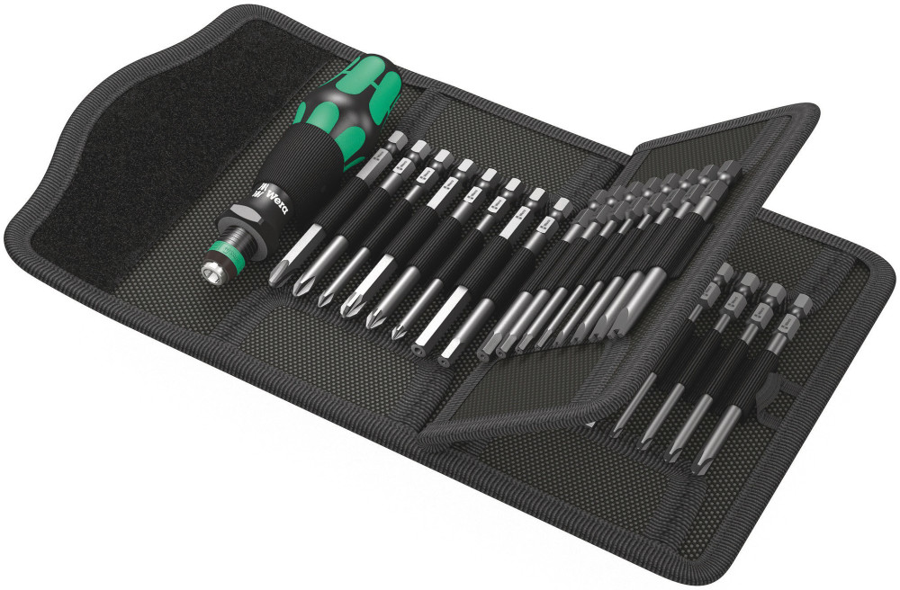 Wera Tools Kraftform Kompakt 62 Screwdriver with Bits 33pc - Flockneti