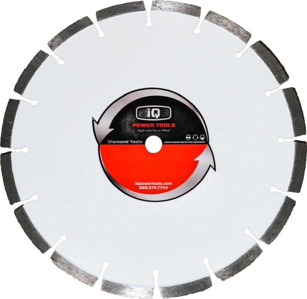 iQ Power Tools 12 In. Silver Segmented Blade - Flockneti