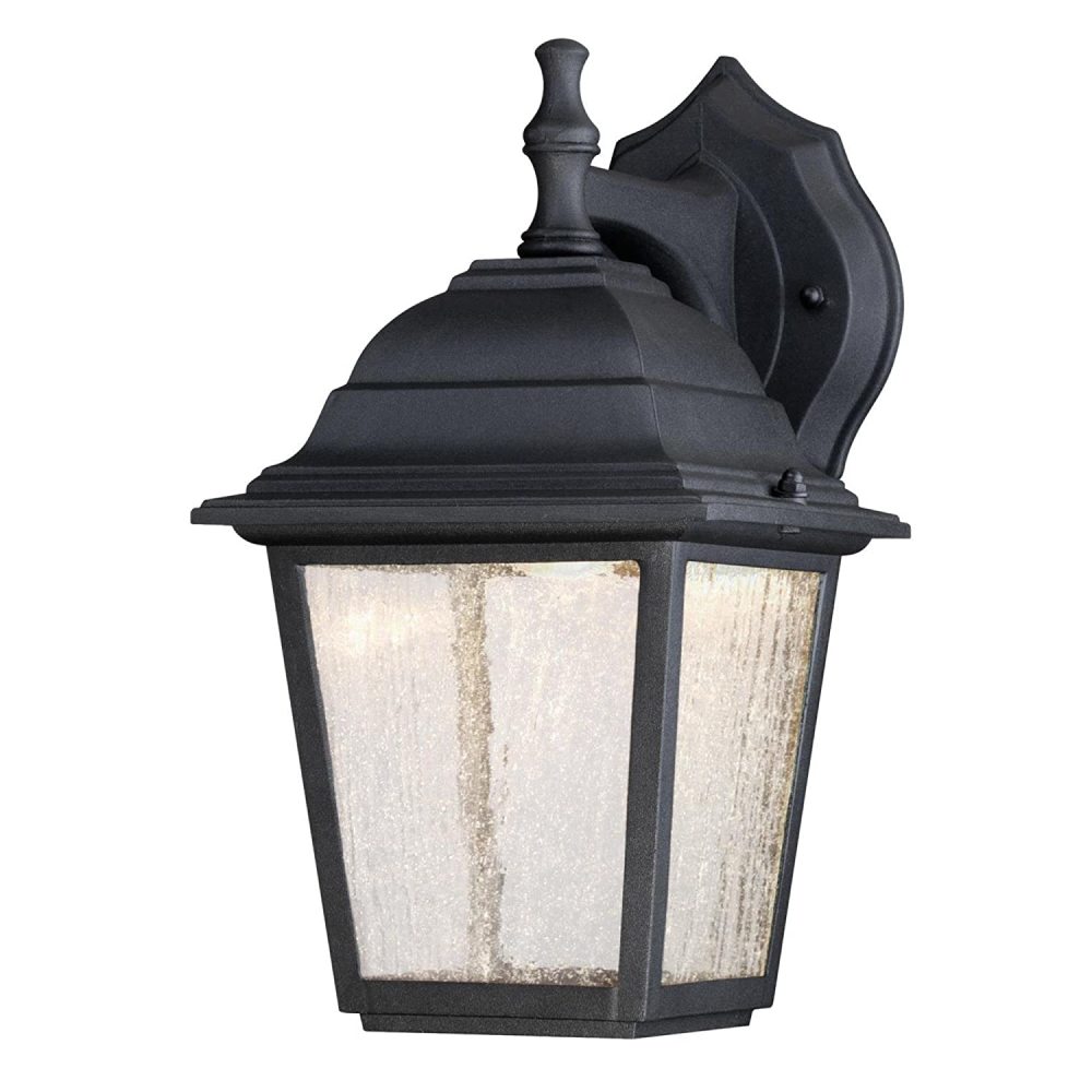 Westinghouse One-Light Lantern Integrated LED Outdoor Wall Black - Flockneti