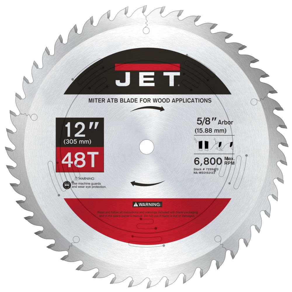 JET 1248 Miter Saw Blade - Flockneti
