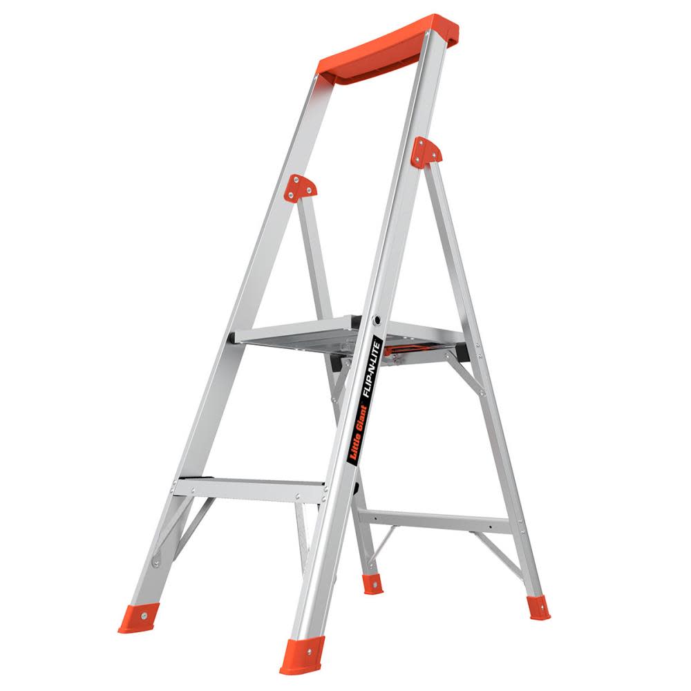 Little Giant Safety Flip-N-Lite M4 Type-1A Aluminum Step Ladder - Flockneti