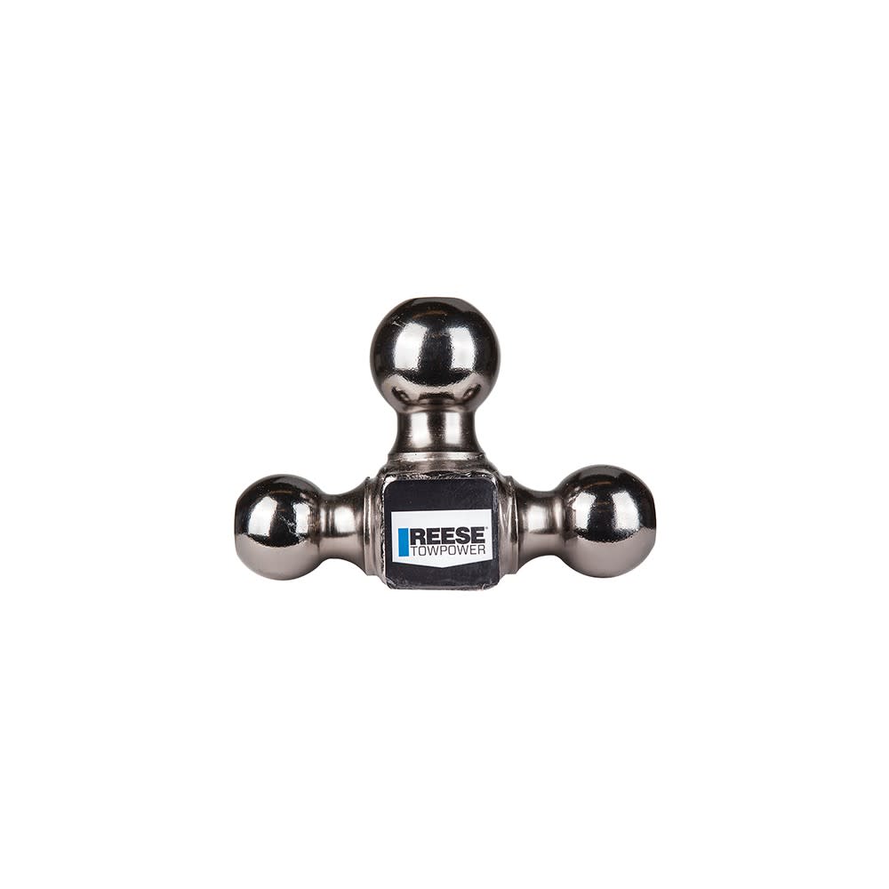 Reese 8″ 10000 lbs Tri Ball Trailer Hitch Ball Mount - Flockneti