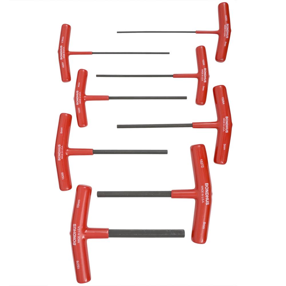 Bondhus Set 6 Hex T-handles - Flockneti