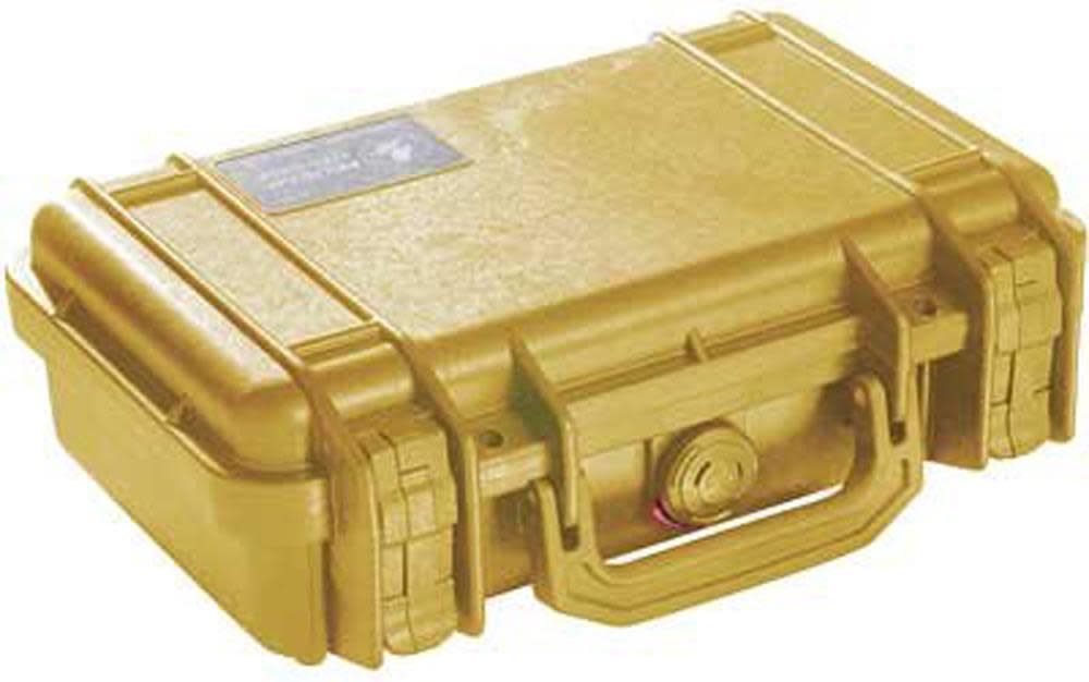 Pelican 1170 Yellow Hard Case 10.54In x 6.04In x 3.16In ID - Flockneti
