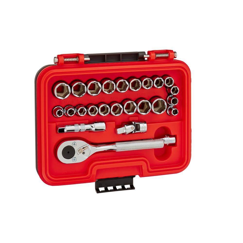 Proto Socket Set 3/8 DR 25pc SAE & MM 6PT - Flockneti