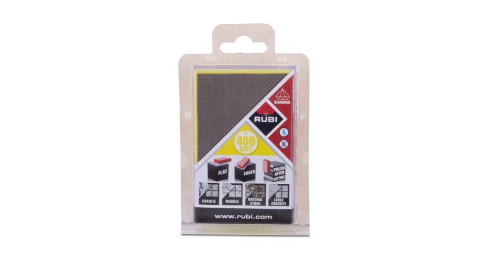 Rubi Tools Diamond Manual Polishing Pad – Grit #400 - Flockneti