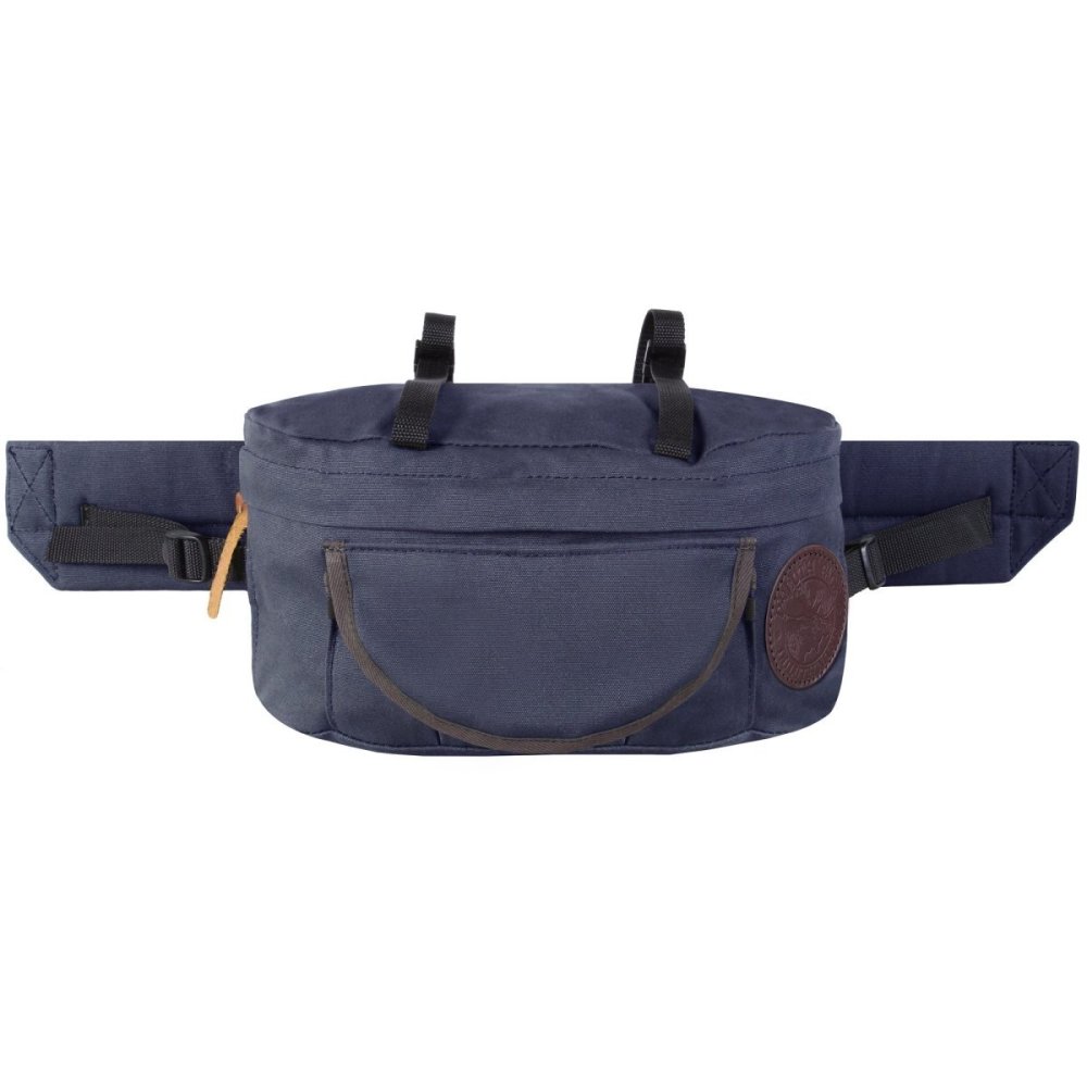 Duluth Pack 9 Liter Capacity Navy Canvas Lumbar Pack - Flockneti