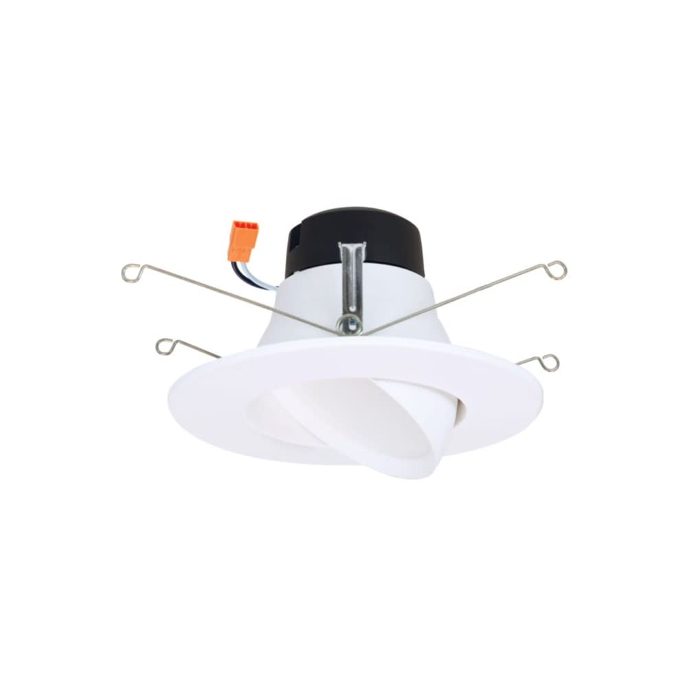 Halo Downlight 5/6″ Matte White 9W 632 Lumen LED Adjustable - Flockneti