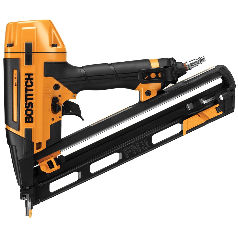 Bostitch 2.5-in x 15-Gauge Clip Head Finishing Pneumatic Nail Gun - Flockneti