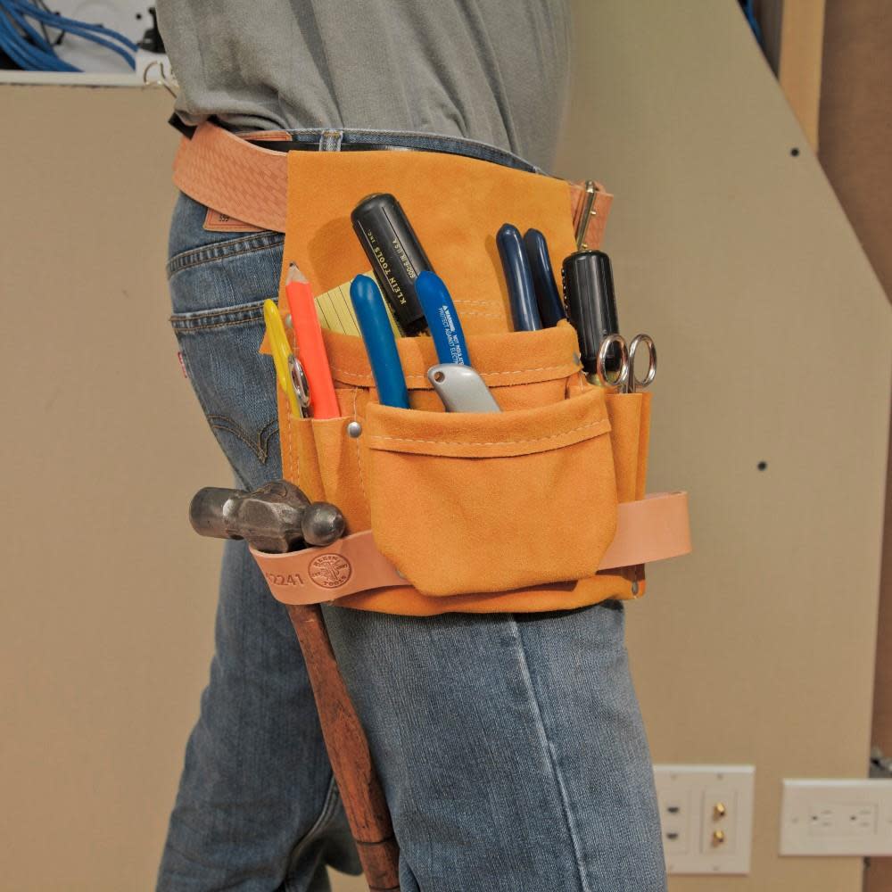 Klein Tools 6 Pocket Nail/Screw and Tool Pouch - Flockneti