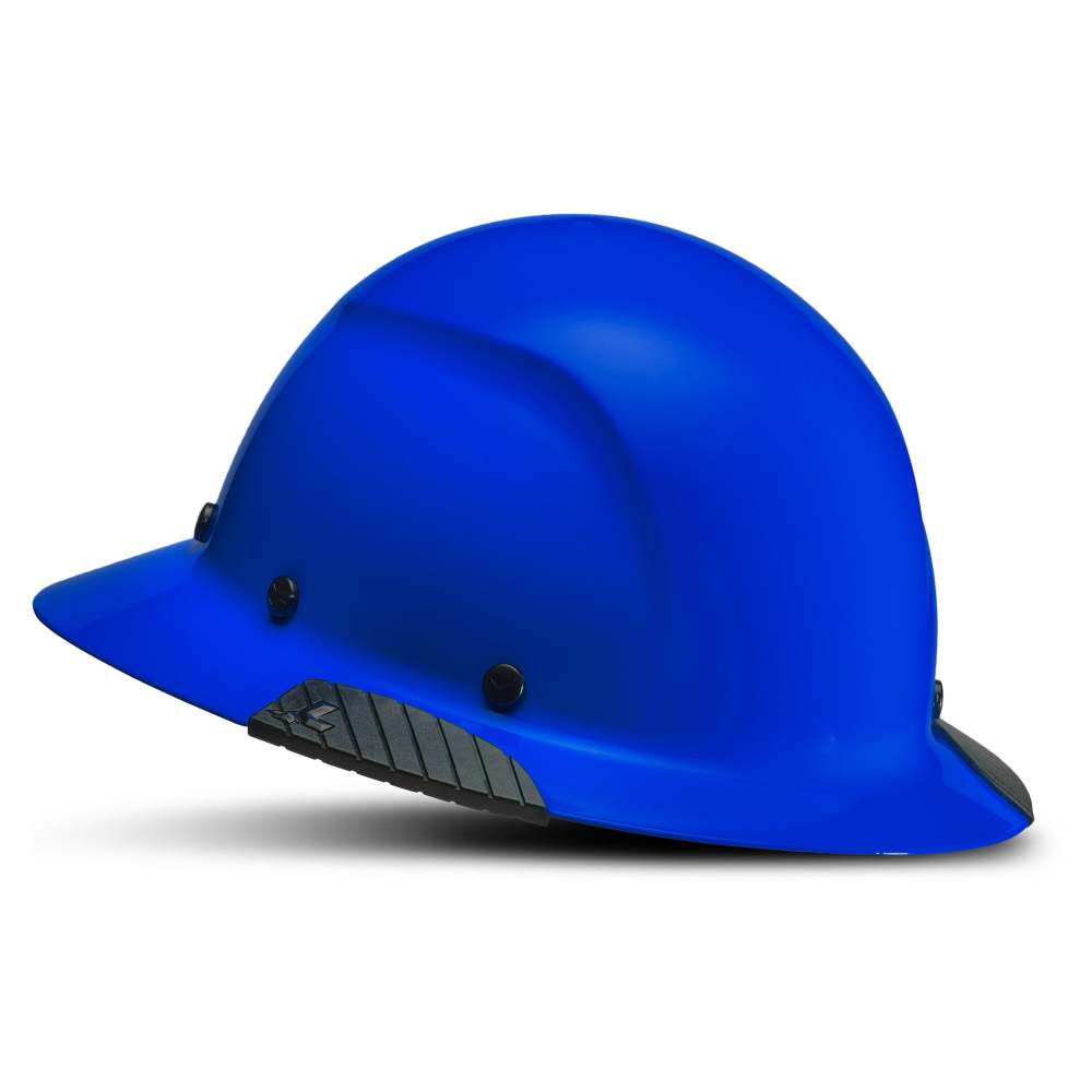 Lift Safety Hard Hat DAX Blue Carbon Fiber Full Brim - Flockneti