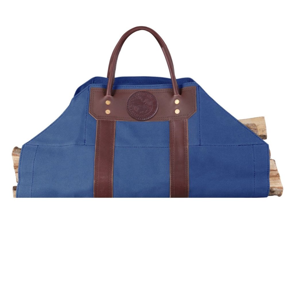Duluth Pack Royal Blue Canvas Log Carrier - Flockneti
