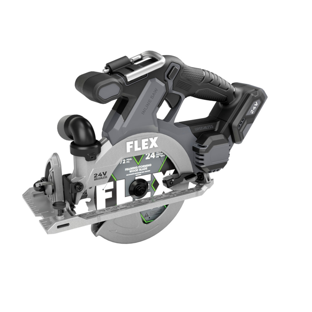 FLEX 24V Circular Saw In Line 6 1/2″ Bare Tool - Flockneti