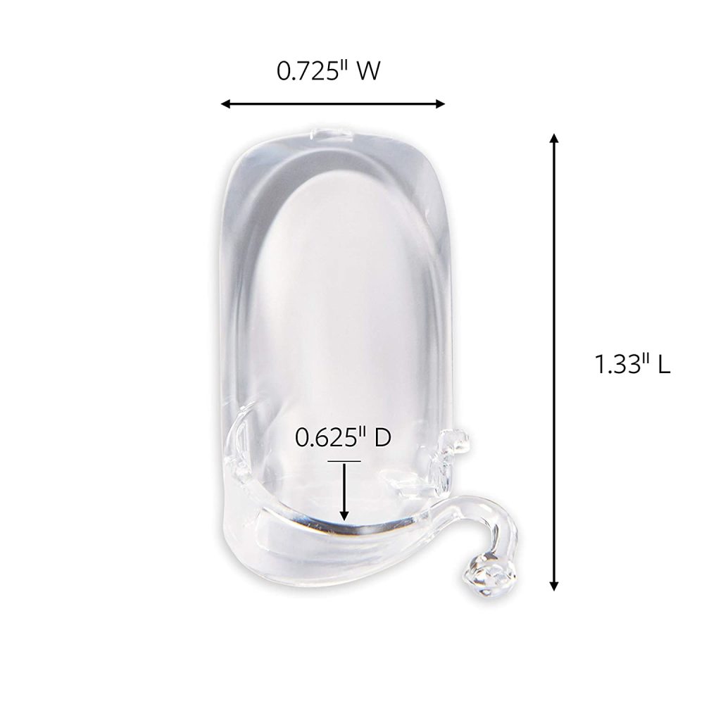 3M Command Small Clear Outdoor Rope Light Clip - Flockneti