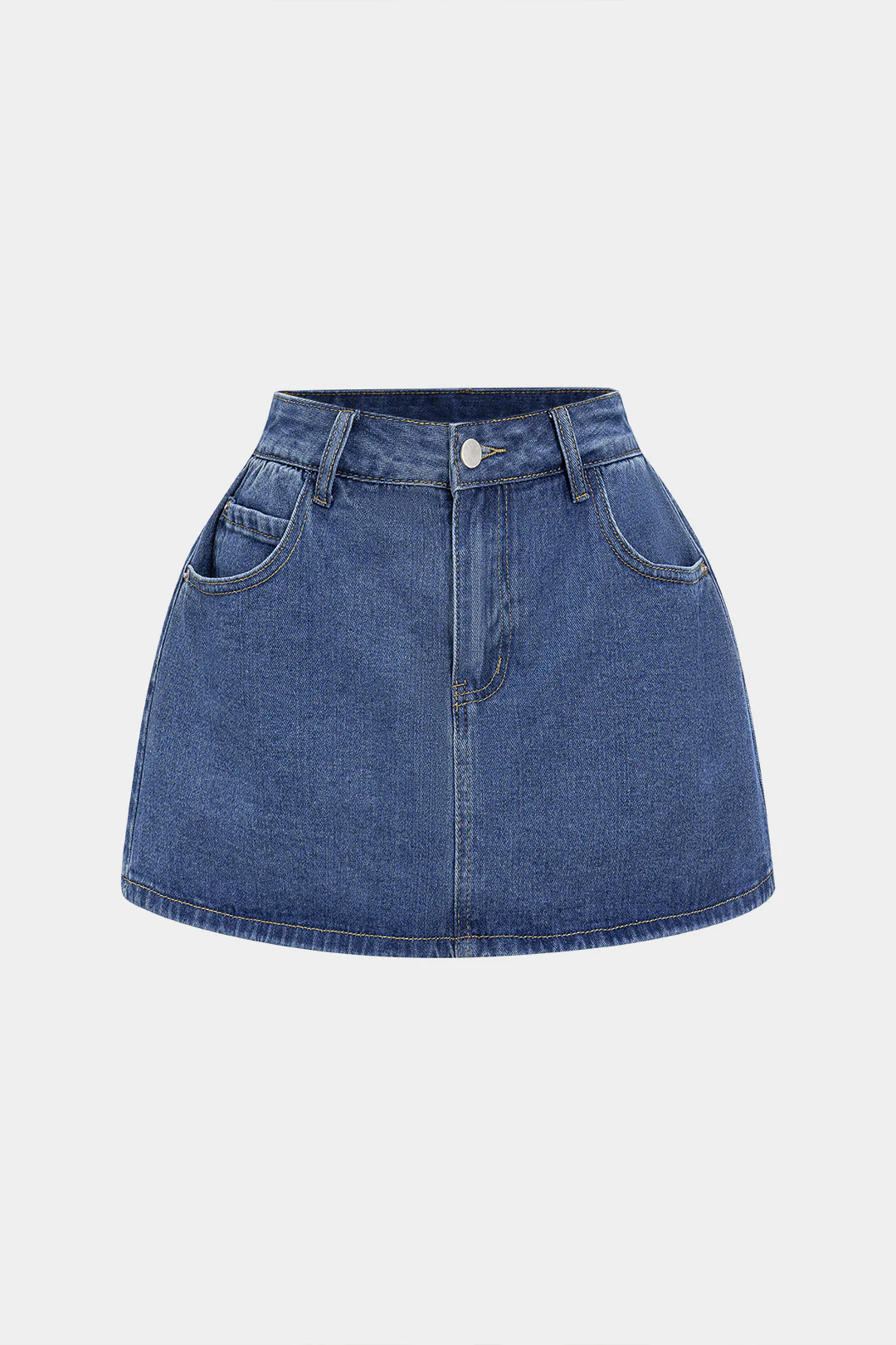 Denim A-Line Skirt - Flockneti