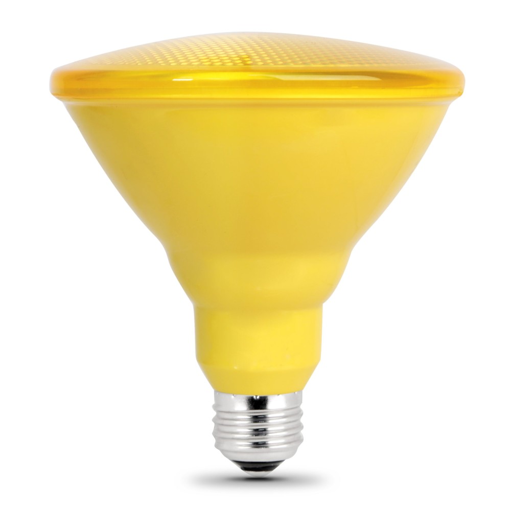 Feit Electric 90W PAR38 Yellow Reflector LED Bulb 1pk - Flockneti