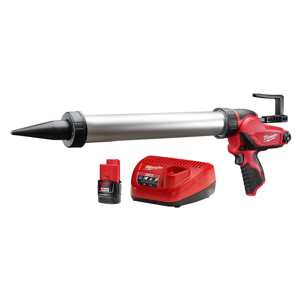 Milwaukee M12 Sausage Caulk Gun Kit - Flockneti
