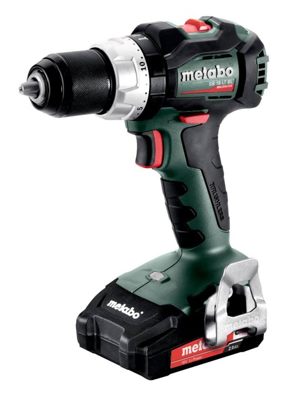 Metabo 18V SB 18 LT BL 2.0 Brushless Cordless Hammer Drill 2.0Ah Kit - Flockneti