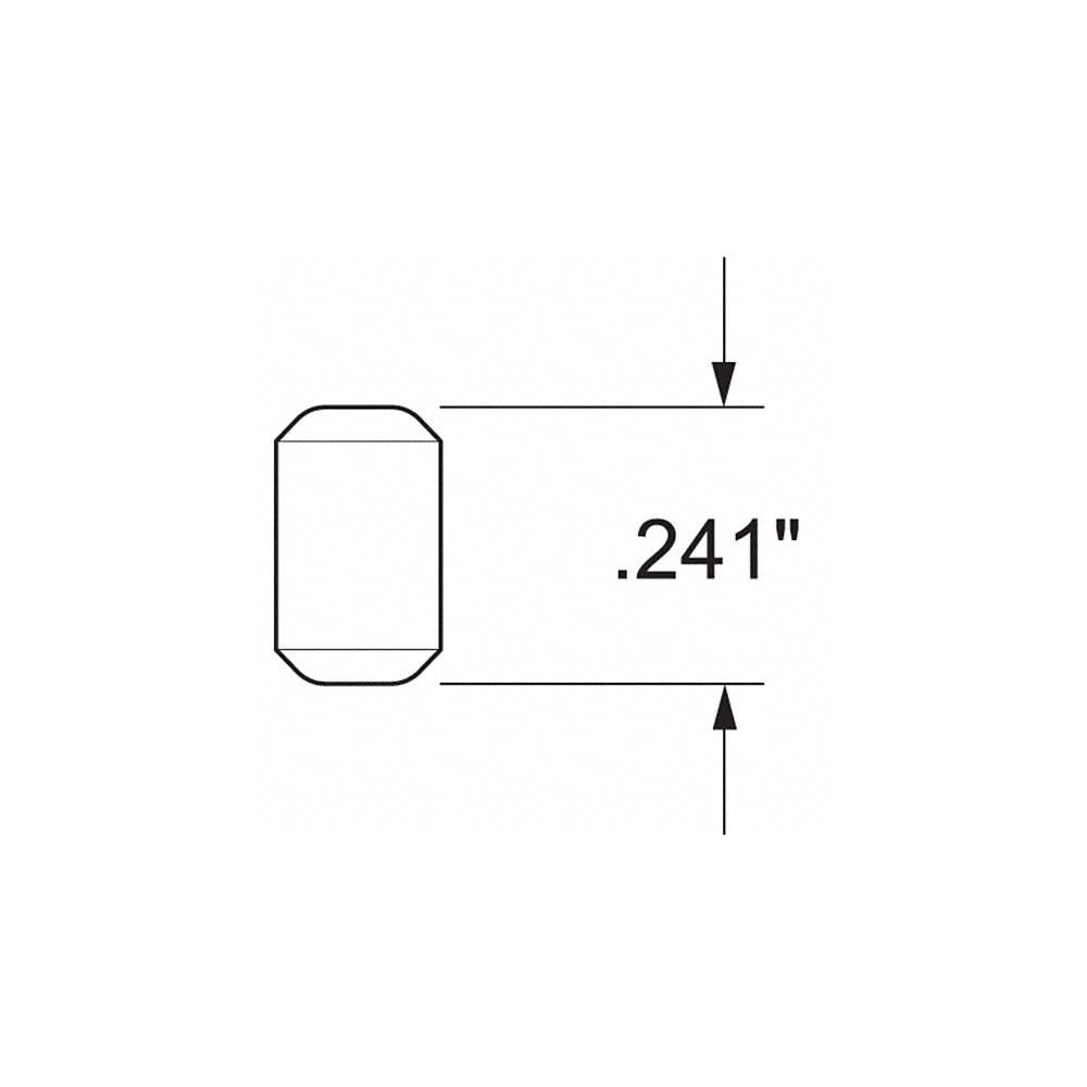 Kwikset 0.241″ Dia Metal Lock #4 Bottom Pin 100pk - Flockneti