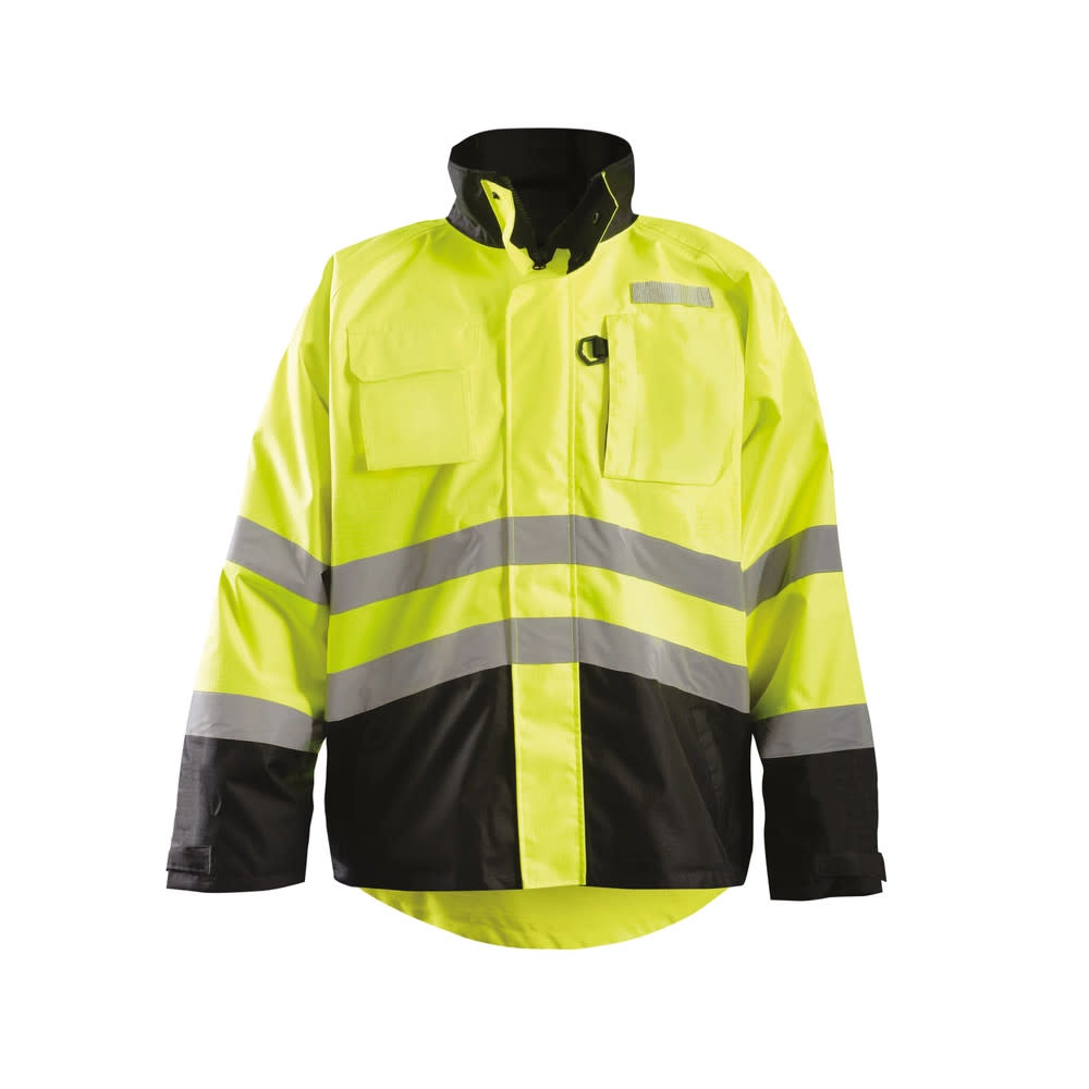 Occunomix Hi-Vis Yellow Rip Stop Fleece Barka Jacket Small - Flockneti