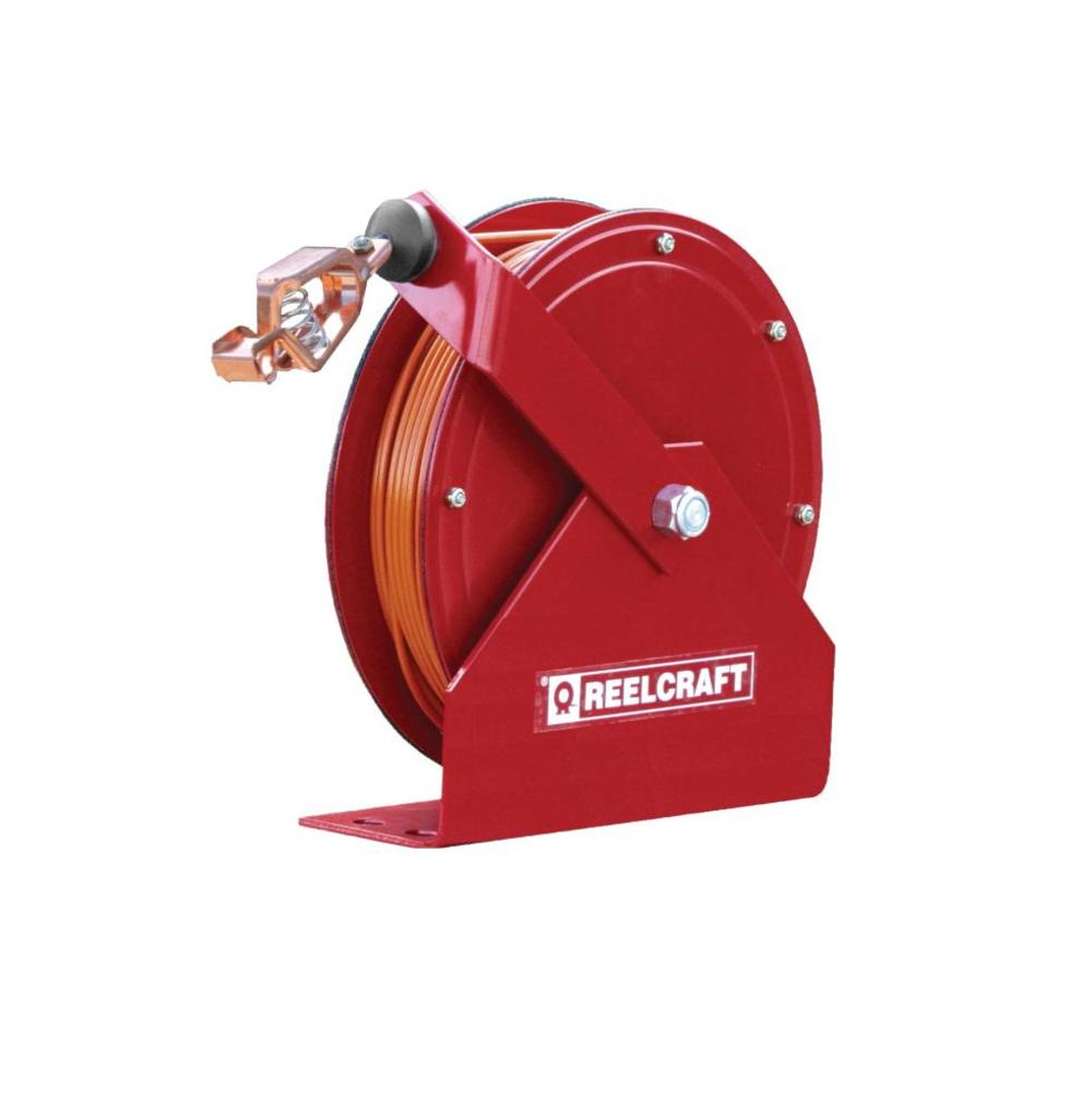 Reelcraft 100 Ft. Spring Retractable Grounding Reel Steel - Flockneti