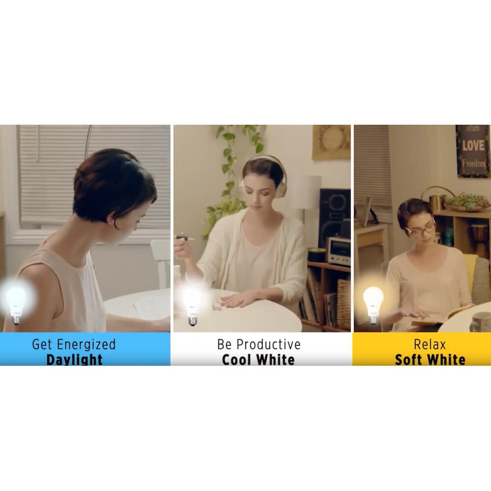 Feit Electric 60W IntelliBulb ColorChoice A19 Dimmable LED Bulb - Flockneti