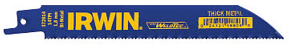 Irwin 6 In. x 0.035 In. 14 TPI Reciprocating Saw Blade 25 pk. - Flockneti