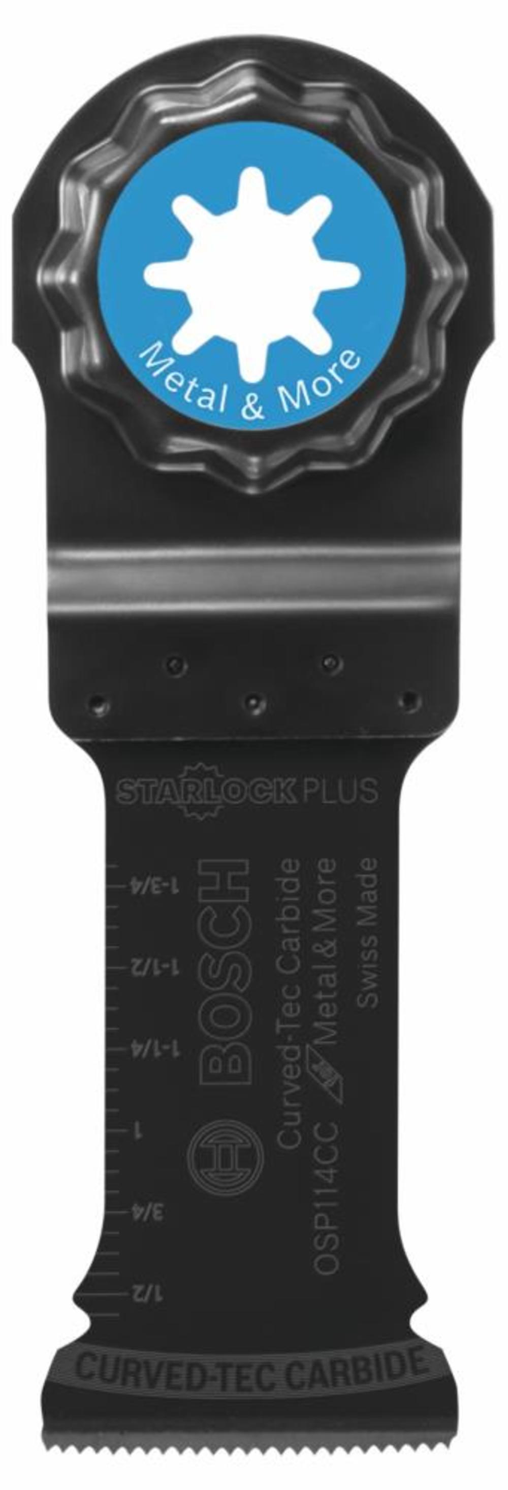 Bosch 1-1/4 In. StarlockPlus Oscillating Multi-Tool Curved-tec Carbide Extreme Plunge Blade - Flockneti