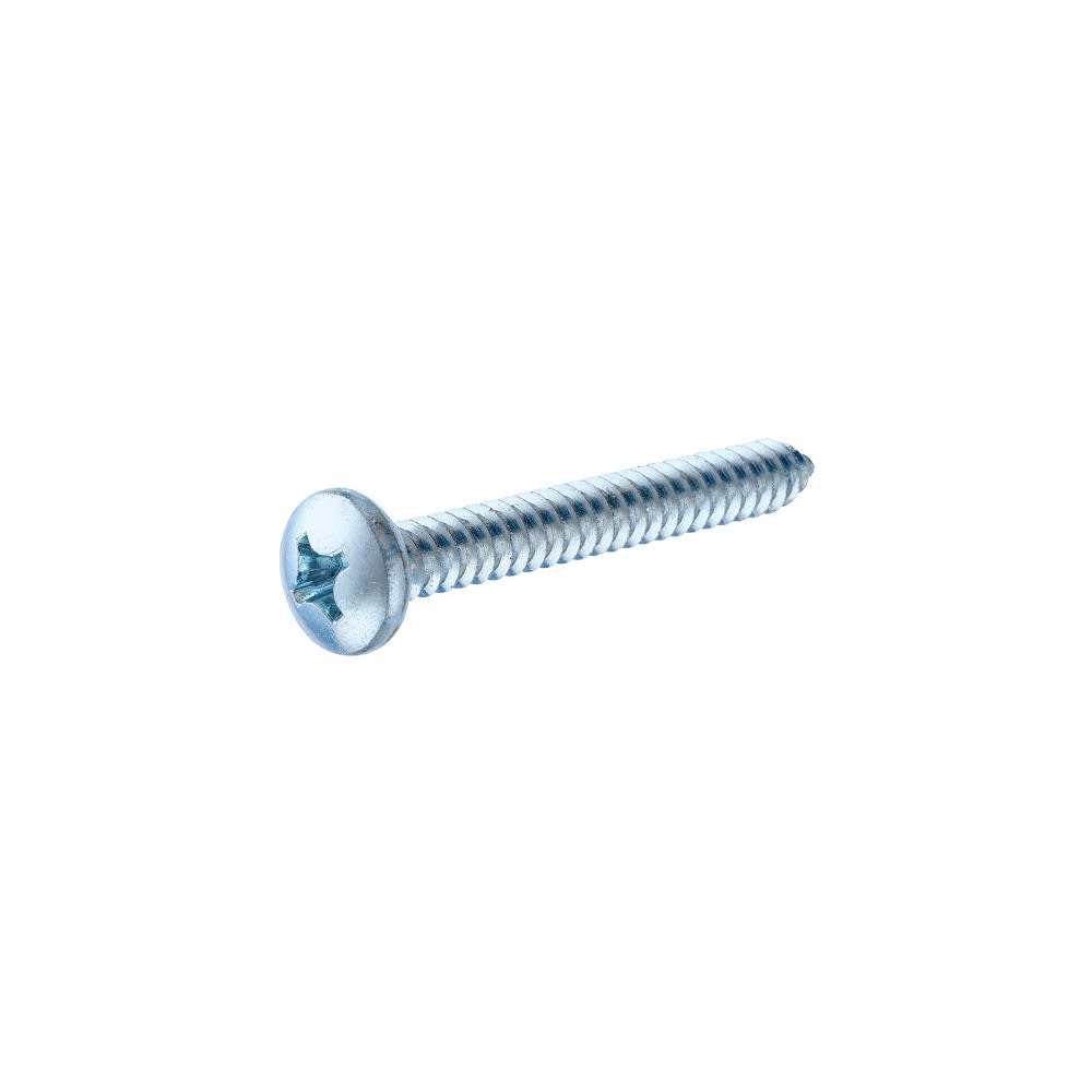 Hillman #12 x 2″ Zinc Pan Head Phillips Sheet Metal Screw 100pk - Flockneti