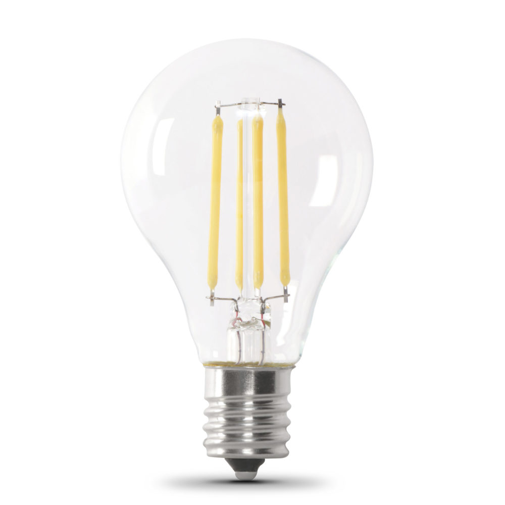 Feit Electric 75W A15 E17 2700K Glass Filament LED Bulb 2pk - Flockneti