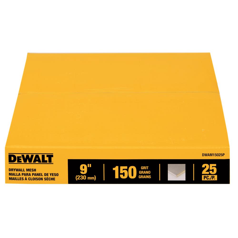 DEWALT 9″ Sanding Mesh 150x 25pk - Flockneti