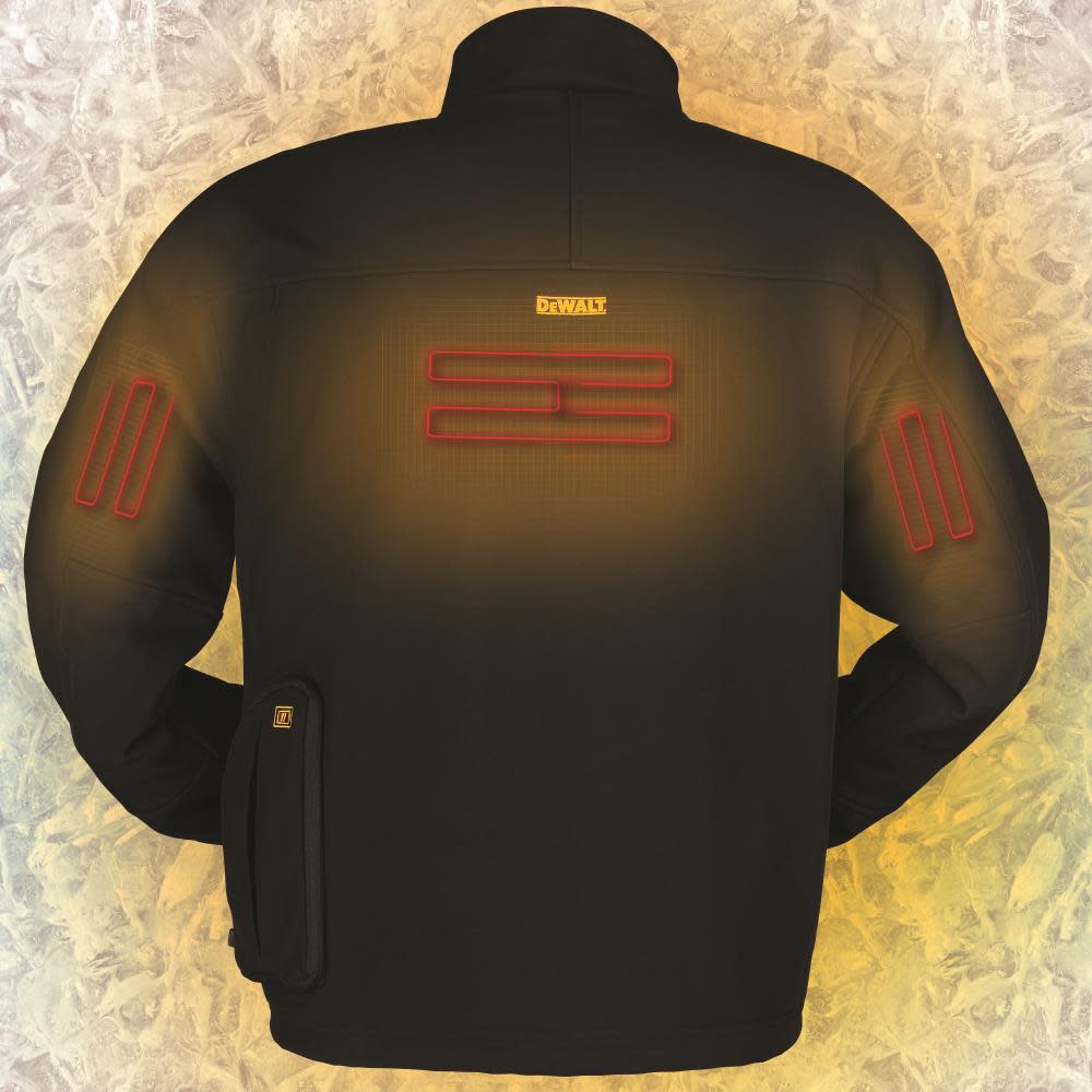 DEWALT Unisex Heated Bare Tool Soft Shell Jacket Tobacco S - Flockneti